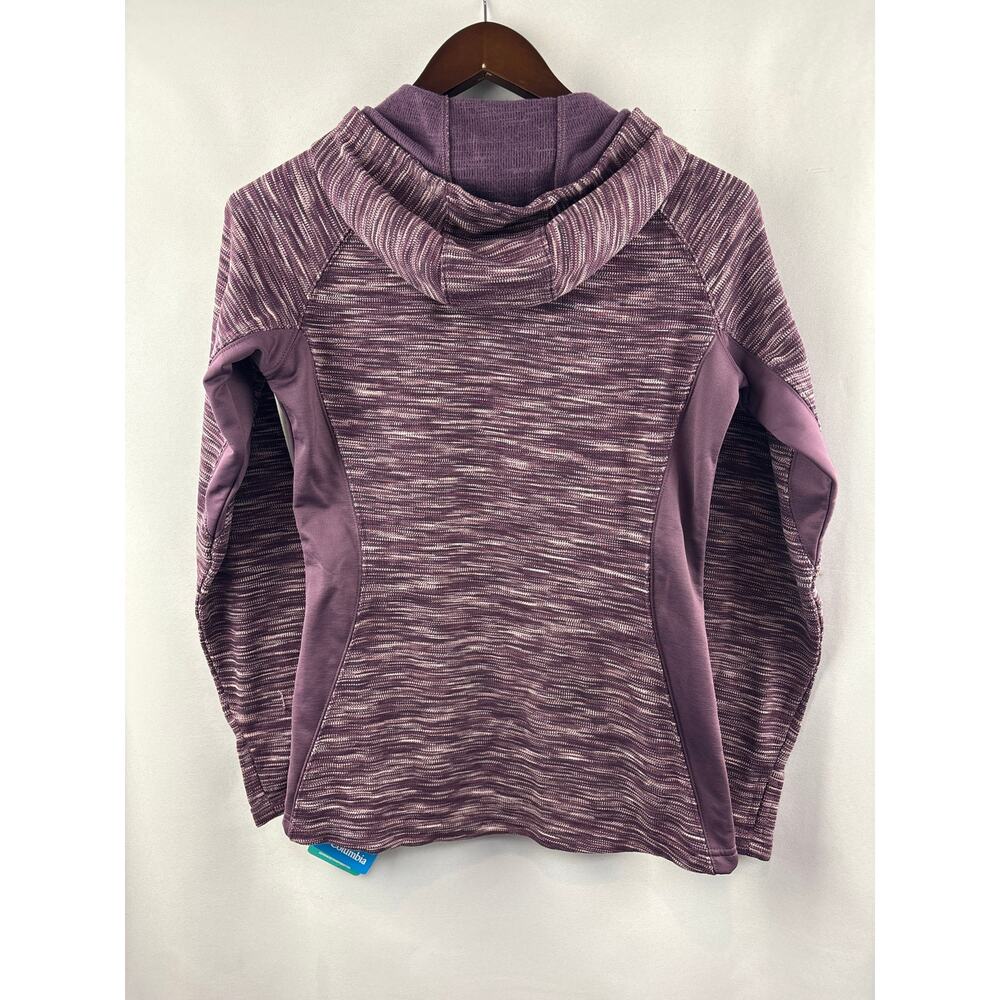 Women’s Columbia Small Purple Zip-Up Hoodie - Picture 3 of 6